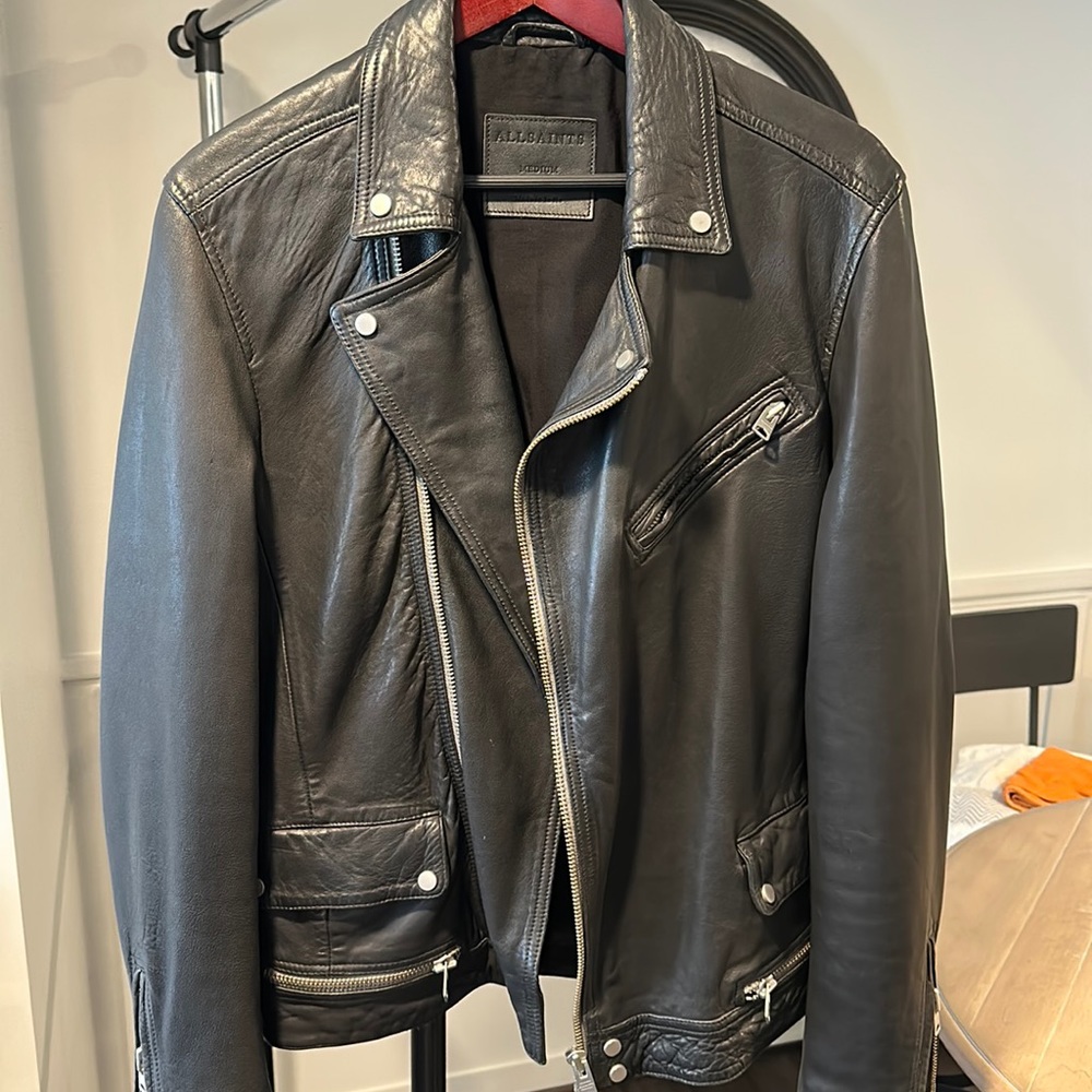 AllSaints Milo leather jacket